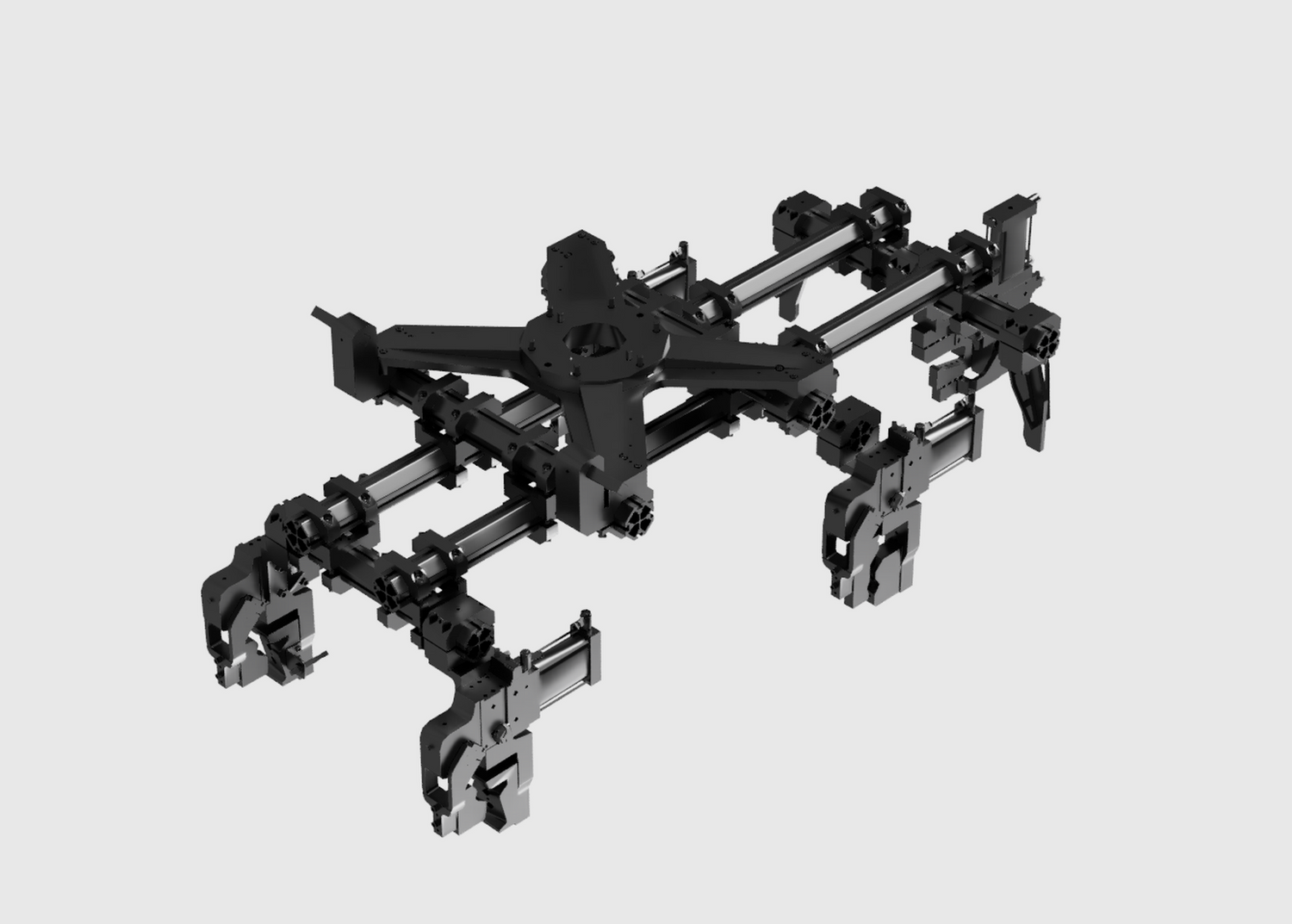 komplexer Greifer für einen Roboter